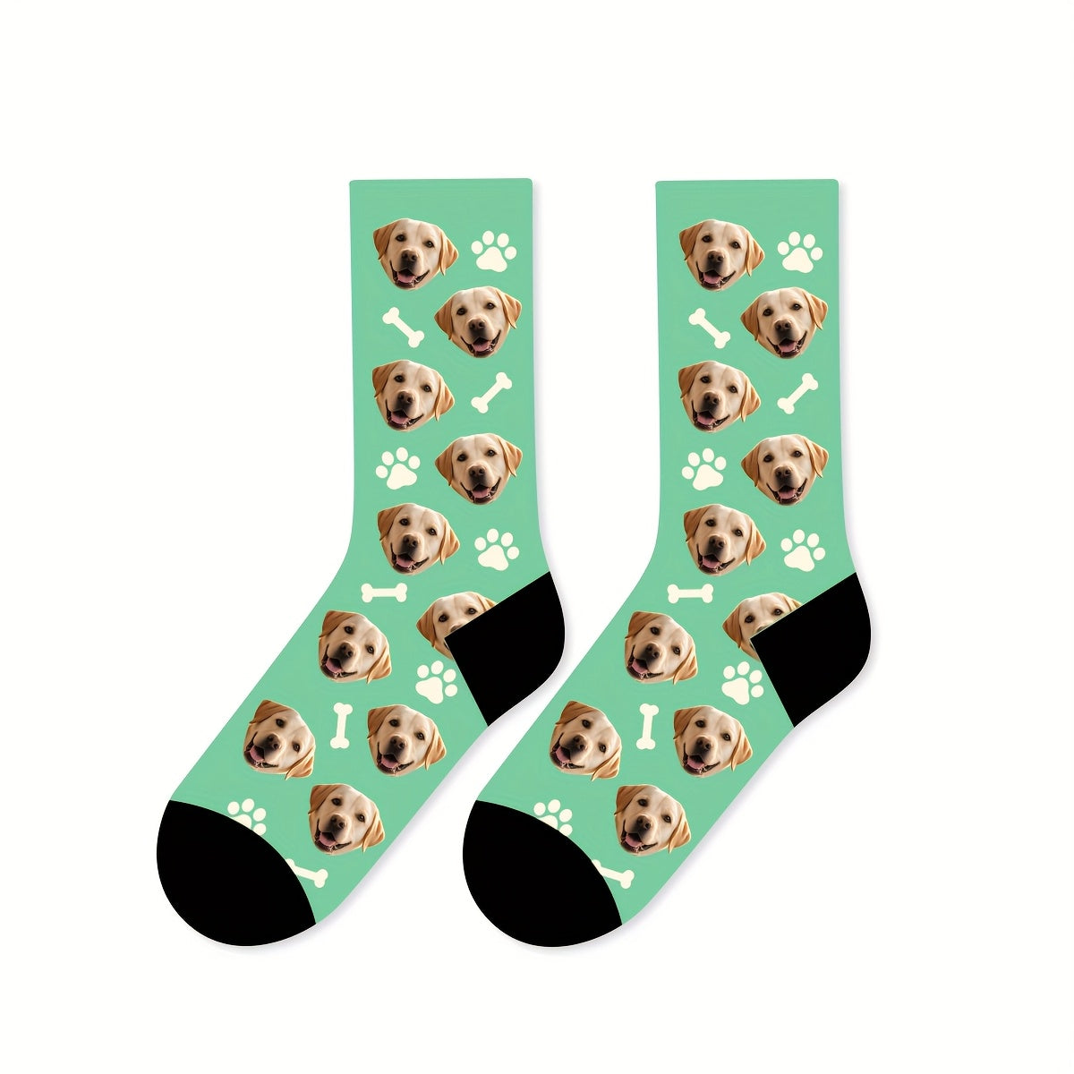 Custom Pet Portrait Socks