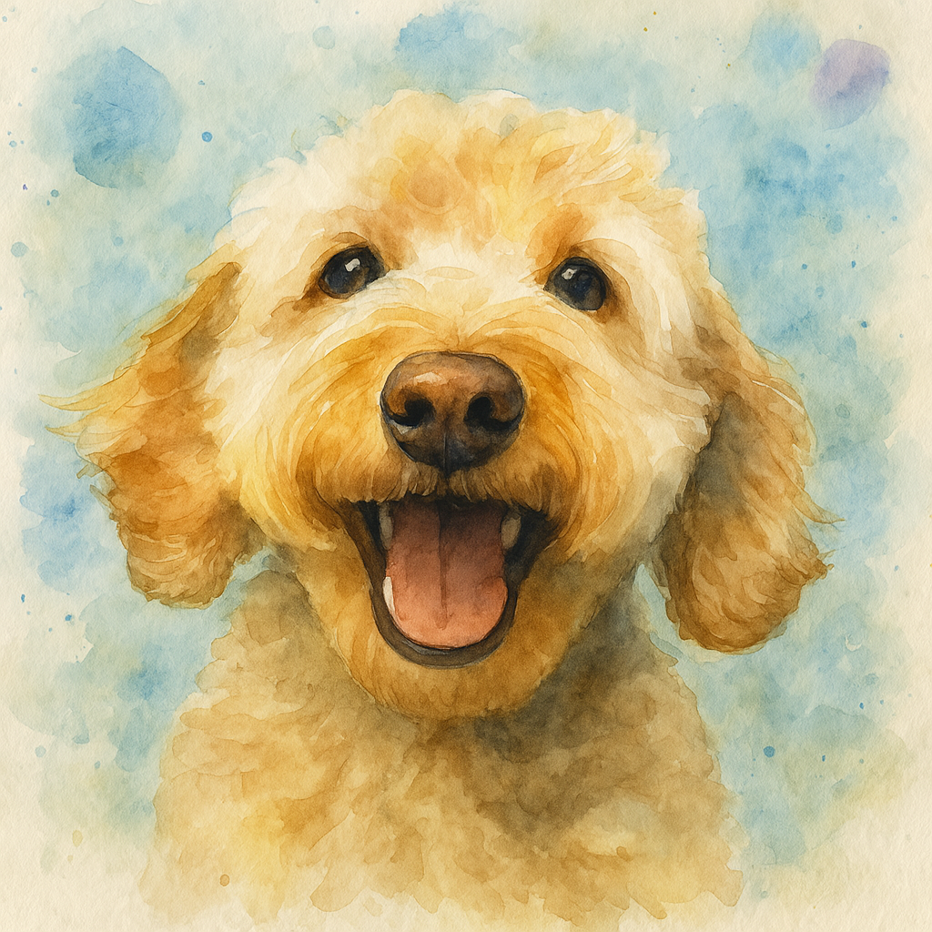 Custom Pet Portrait Canvas- Abstract Style