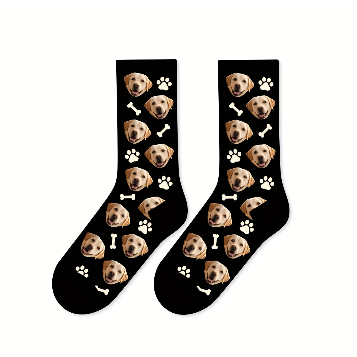 Custom Pet Portrait Socks
