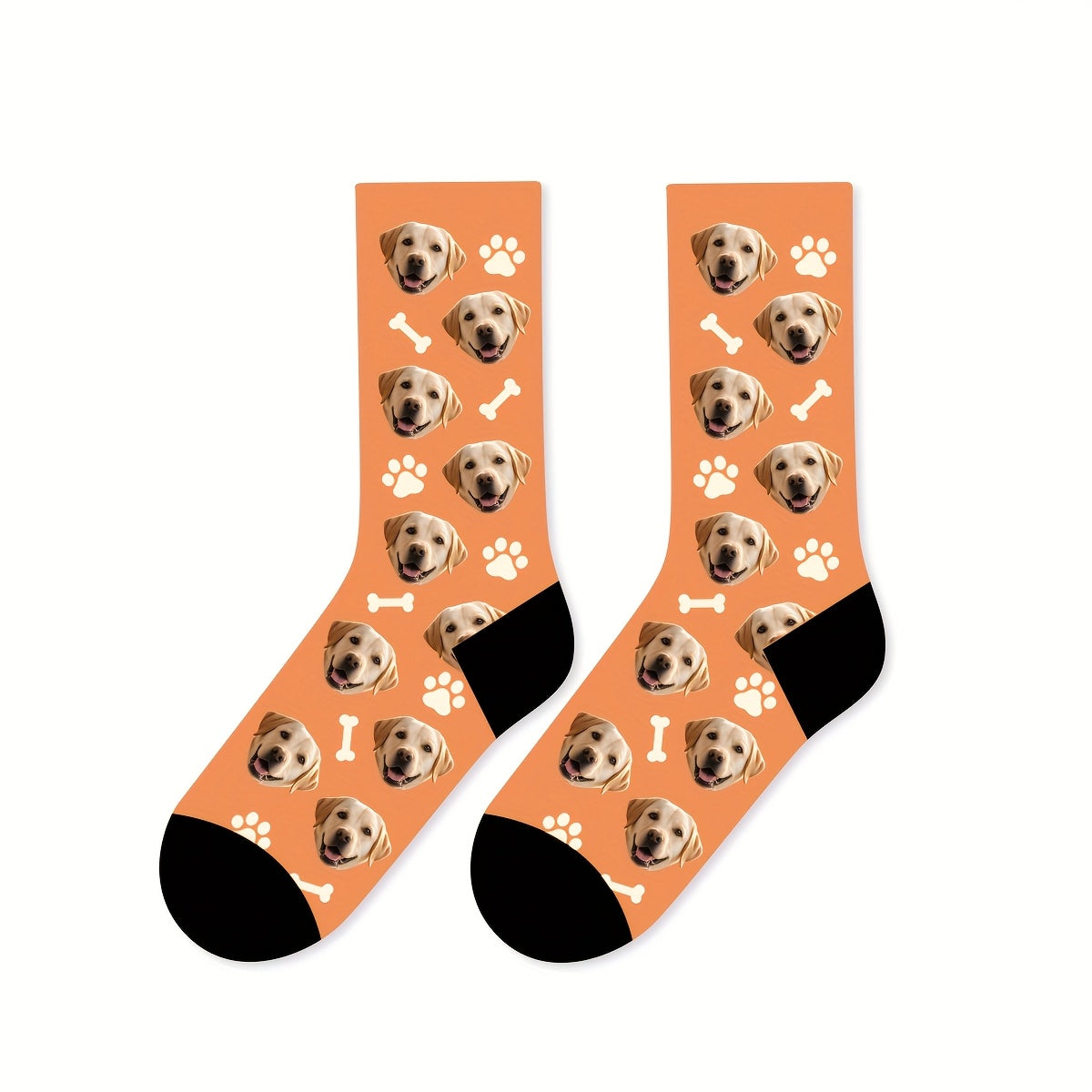 Custom Pet Portrait Socks