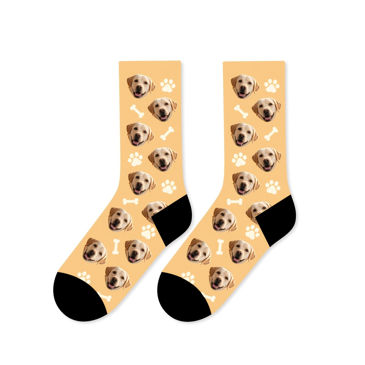 Custom Pet Portrait Socks