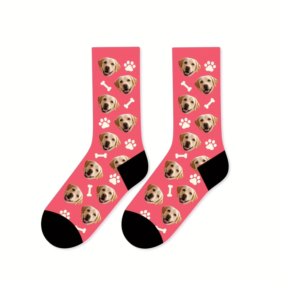 Custom Pet Portrait Socks