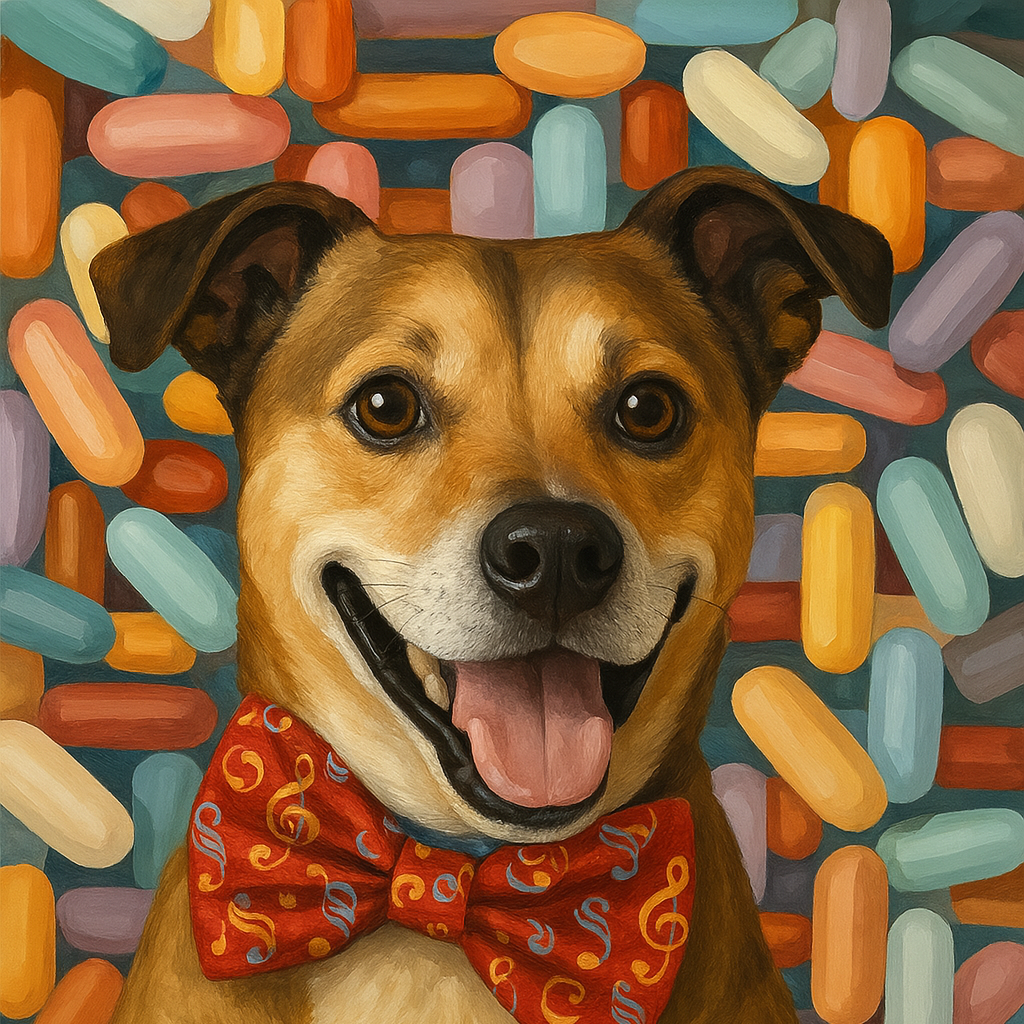 Custom Pet Portrait Canvas- Abstract Style